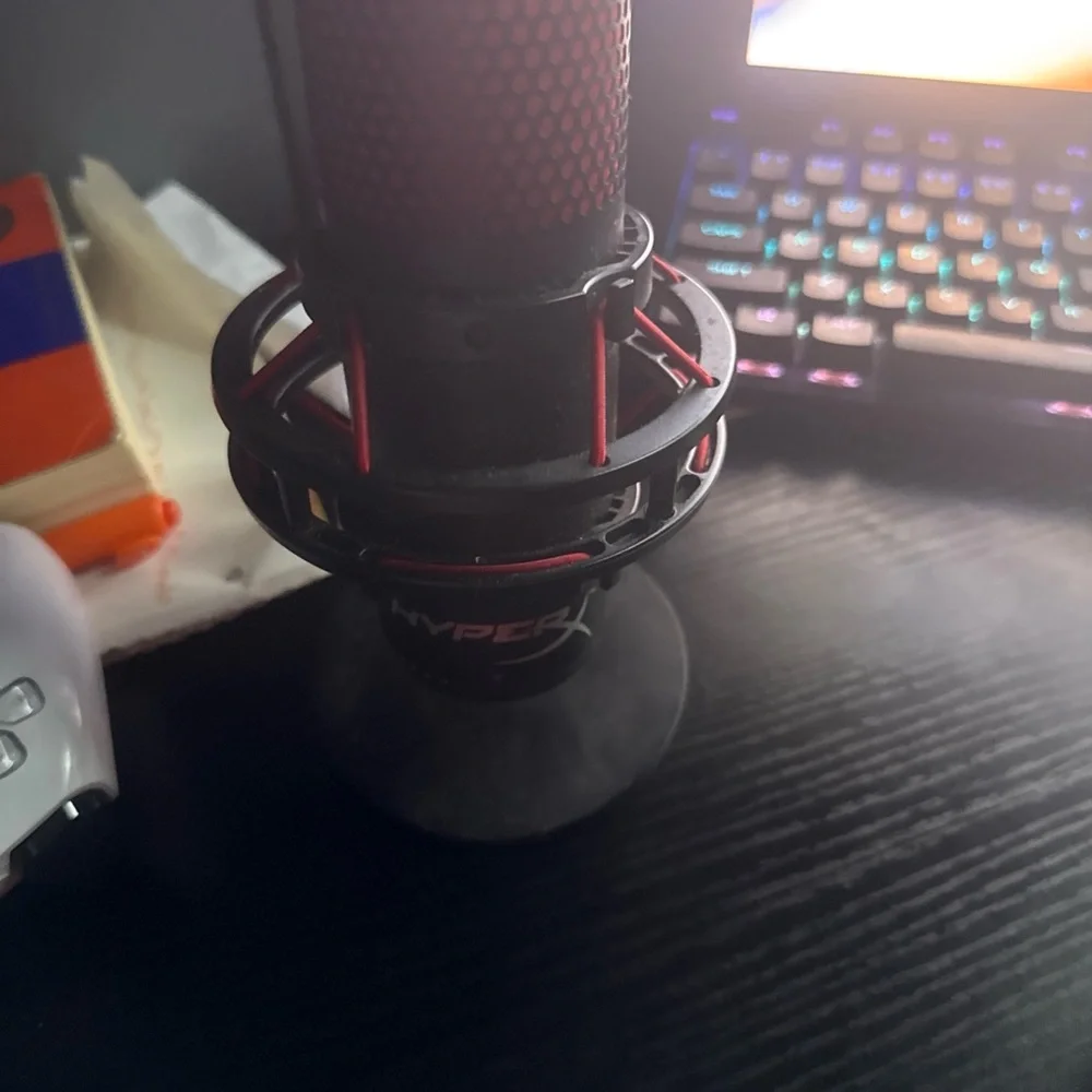 HyperX QuadCast Microphone Slightly Used